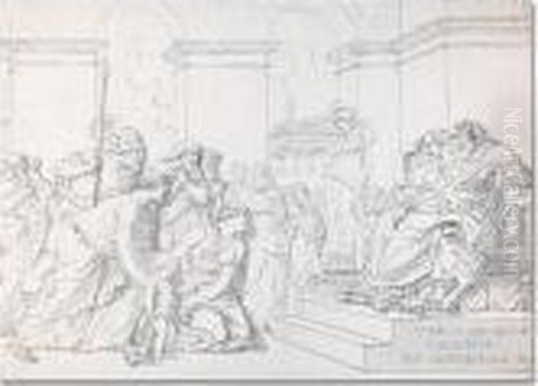 Pyrrhus Asking For Protection From Glaucias - view 1