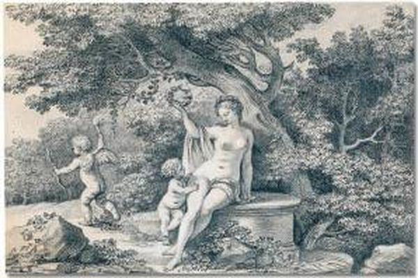 Venus And Cupid In A Landscape - view 1
