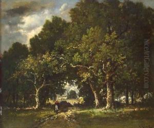 Road in the Wood by Narcisse-Virgile Diaz de la Pena