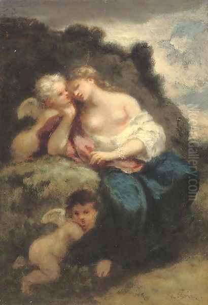 Venus et deux amours - view 1