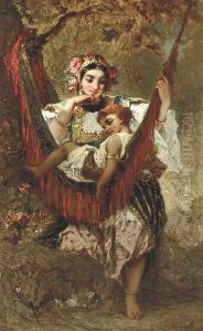 Femme Tzigane by Narcisse-Virgile Diaz de la Pena