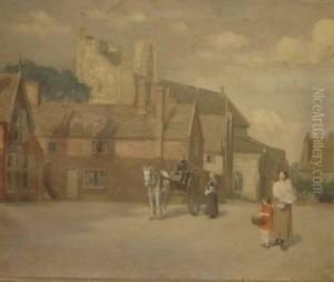 Quiet Town Sq by William Mainwaring Palin