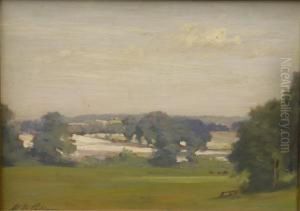 Landscape With Fields Andtrees by William Mainwaring Palin