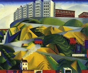 Fort George Hill by Preston Dickinson