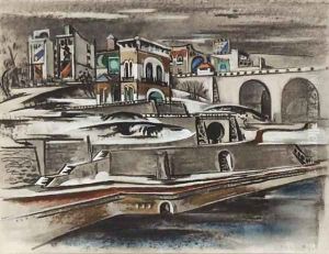 Harlem River Bridge by Preston Dickinson