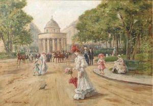 Parc Monceau by Joaquin Pallares y Allustante