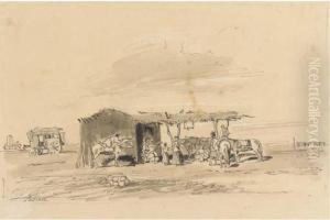 Gauchos' Hut On The Pampas, Argentina