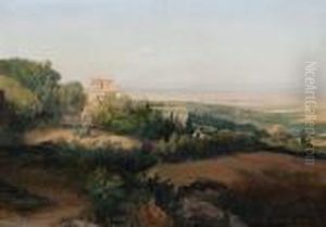 Villa Aldobrandini A Frascati by Gustaf-Wilhelm Palm