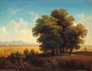 Vue Af Romerska Campagnan" by Gustaf-Wilhelm Palm