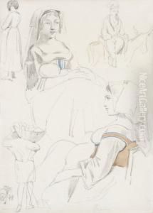Studieblad Fran Italien by Gustaf-Wilhelm Palm