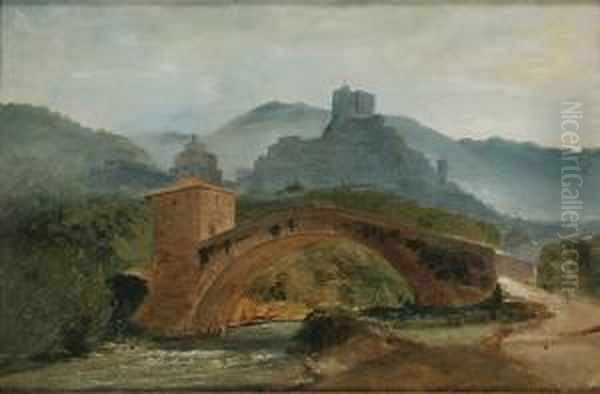 Italiensk Landskapsstudie - view 1