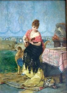 Lady Playing Aguitar