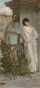 A Secret Love by Vicente Palmaroli Y Gonzalez