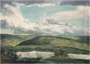 A Set Of Four Landscape Scenes by James Lynwood Palmer