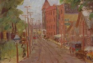 A New England Village by Pauline Lennards Palmer