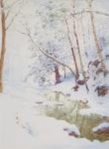 A Stream In Winter - view 1