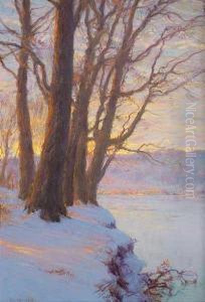 Hudson River Sunset - view 1