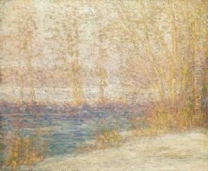 Winter Atmosphere In The Bayerische, About 1905 Winter Atmosphere In The Bayerische, About 1905