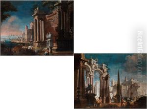 Romische Architekturcapricci by Pietro (Il Mirandolese) Paltronieri