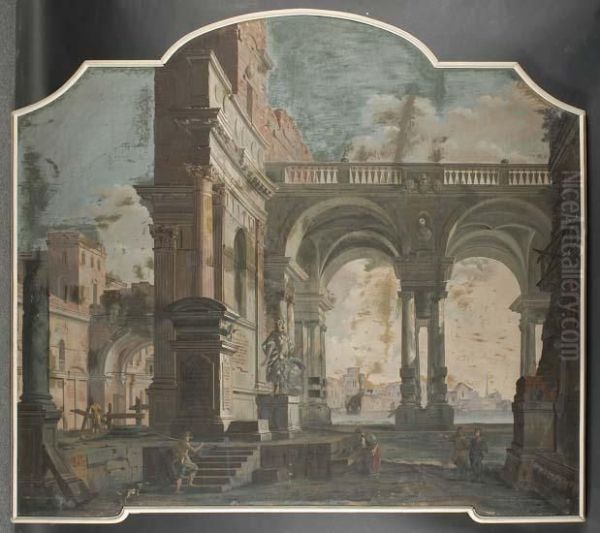 Capriccio Architettonico Con Rovine - view 1