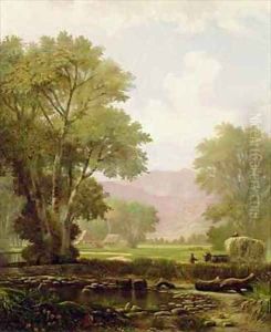 Farming in Livermore Valley California by Edwin Deakin
