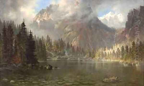 Mount Tallac California from Cascade Lake - view 1