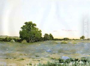 Water Meadows at Sunset 1890 by Arthur Wesley Dow