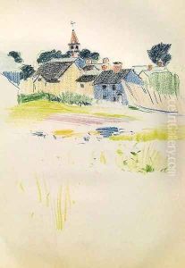 Pond 1883 by Arthur Wesley Dow