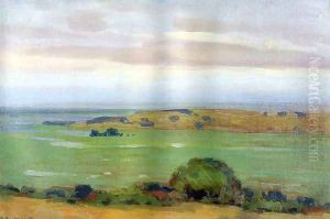 In the Shadow of the Thundercloud 1908 by Arthur Wesley Dow
