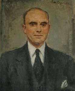 Portrait Of G W Hales by Joszef, Josef Pandur