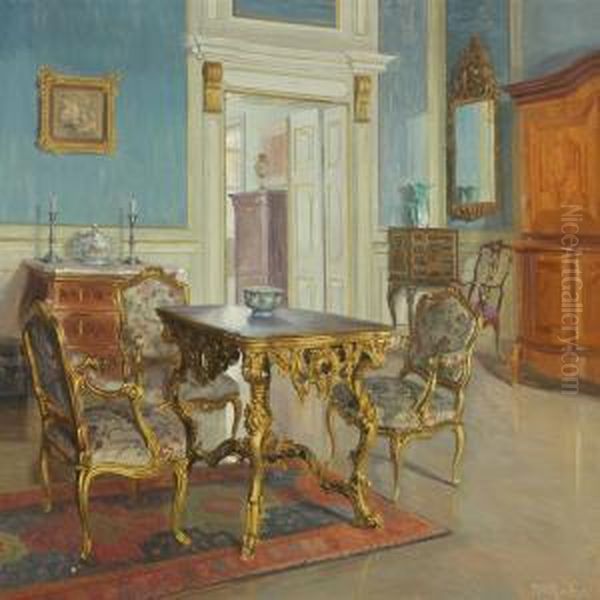 Interior With Rococo Furnitures - view 1