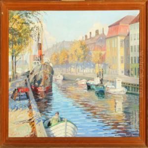 Scenery From Christianshavn, Copenhagen by Robert Panitzsch