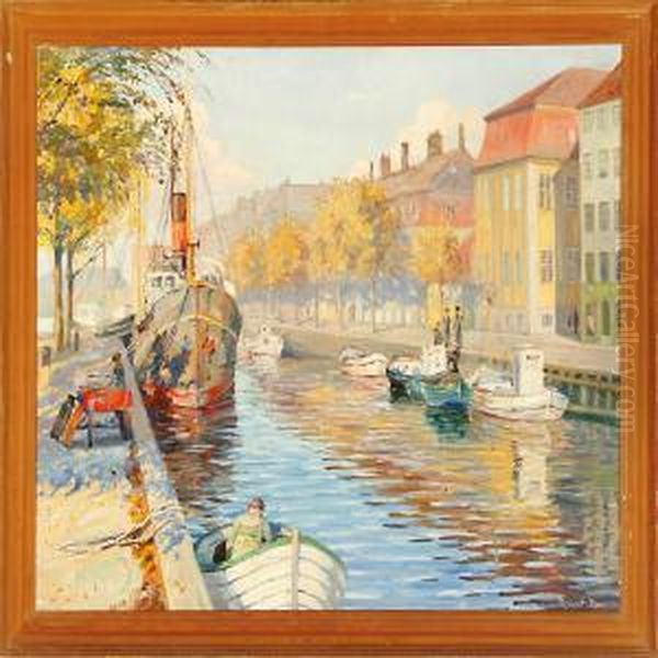 A Habour Scene From Christianshavn - view 1