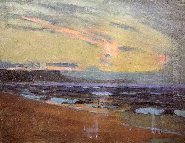 Sunset at Gay Head Marthas Vinyard Massachusetts 1917 - view 1