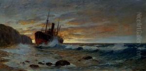 A Cargo Ship Aground