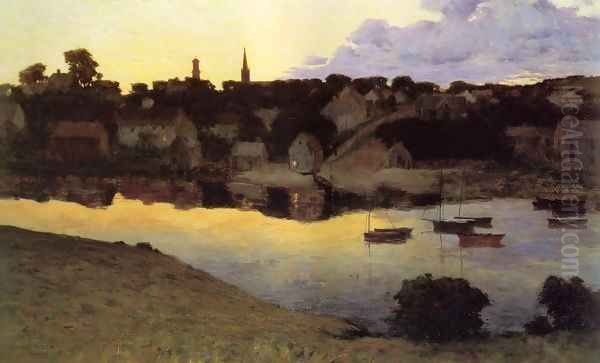 Ipswich at Dusk 1890 - view 1