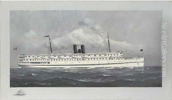 The Eastern Steamship Company, Camden At Sea - view 1