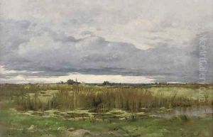 Before the storm by Karl Pierre Daubigny