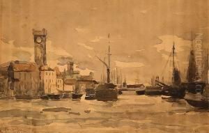 Bassin Du Commerce, Ostende by Pericles Pantazis