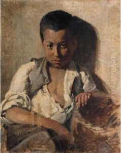 Portrait Of A Boy by Pericles Pantazis