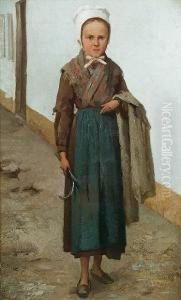 The Young Farm Girl by Pericles Pantazis