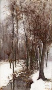 Bords De La Lesse: Neige / Effet D'hiver by Pericles Pantazis
