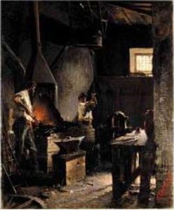 The Blacksmith Shop by Pericles Pantazis