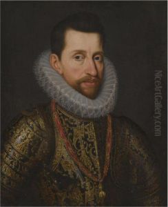 Portrait Of Archduke Alberto Of Austria by Juan Pantoja de la Cruz