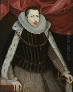 Portrait Of Philip Iii, King Of Spain (1578-1621) by Juan Pantoja de la Cruz