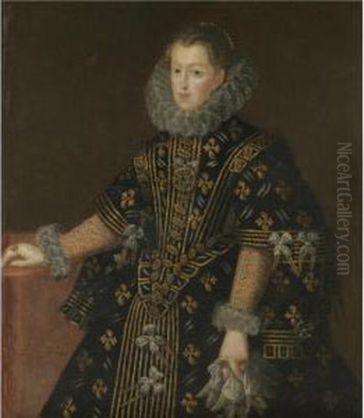 Portrait Of Margaret Of Austria, Queen Of Spain (1584-1611) - view 1