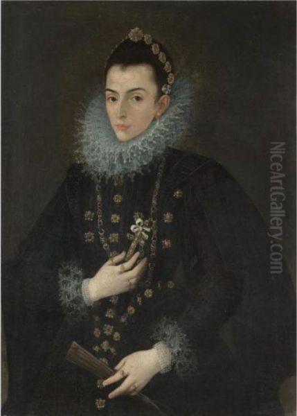 Portrait Of A Lady Of The Court Of Philip Iii - view 1
