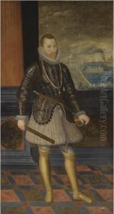 Portrait Of A Nobleman, Believed To Be The Archduke Albert Of Austria (1559-1621) by Juan Pantoja de la Cruz