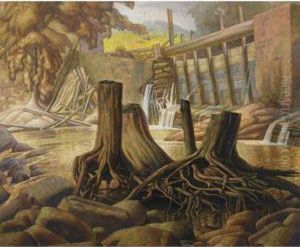 The Mill, Cheltham (sic) by Lawrence Arthur C. Panton