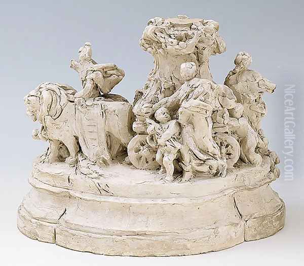 Study for the chariot for The triumph of the Republic - view 1